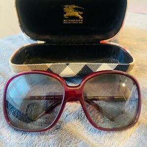 Burberry Burgundy Sunglasses